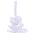 vidaXL PVC 4 ft Collapsible Artificial Christmas Trees in White
