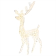 vidaXL Large Acrylic Reindeer Christmas Decoration in Warm White