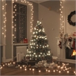 vidaXL 49.2 ft Length PVC Decorative Inlays Led String in Warm white