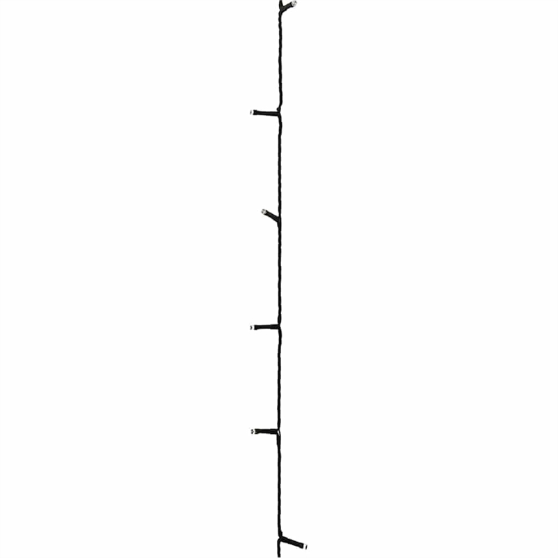 vidaXL 49.2 ft Length PVC Decorative Inlays Led String in Warm white