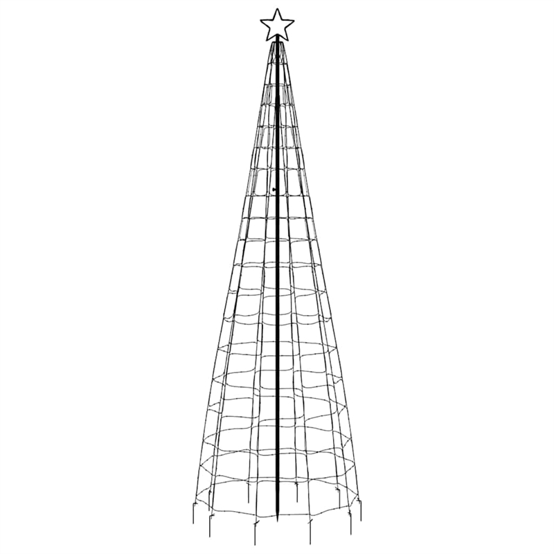 vidaXL Extra Tall Led Christmas Tree in Cold White