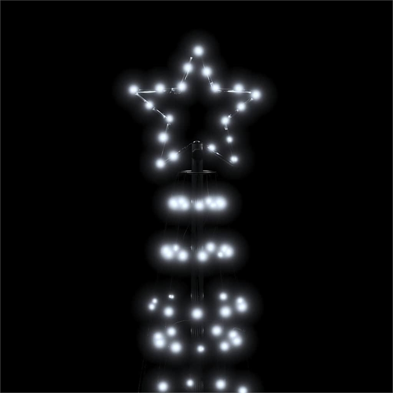 vidaXL Extra Tall Led Christmas Tree in Cold White