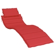 vidaXL Sun Lounger Cushion in Red