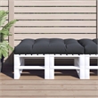 vidaXL Pallet Cushion in Anthracite/Gray