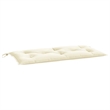 vidaXL Garden Bench Cushion in Cream White