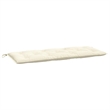 vidaXL Garden Bench Cushion in Cream White