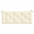 vidaXL Garden Bench Cushion in Cream White