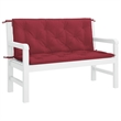 vidaXL Garden Bench Cushion in Wine Red (Set of 2 )