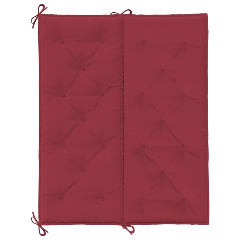 vidaXL Garden Bench Cushion in Wine Red (Set of 2 )