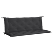 vidaXL Garden Bench Cushion in Black  (Set of 2 )