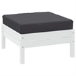 vidaXL Pallet Cushion in Anthracite/Gray