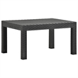 vidaXL Polypropylene Medium Lightweight Garden Table in Anthracite
