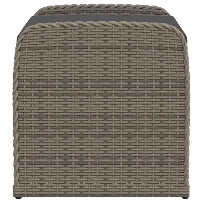 vidaXL Storage Bench in Grey/Cream White