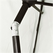 vidaXL Polyester Steel  Garden Parasol in Sandy White
