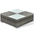 vidaXL Synthetic Poly Rattan Lounge Set in Gray