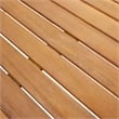 vidaXL Solid Acacia Wood Medium Durable Garden Table in Brown