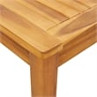vidaXL Solid Acacia Wood Medium Durable Garden Table in Brown