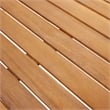 vidaXL Solid Acacia Wood Medium Durable Garden Table in Brown