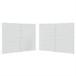 vidaXL  9.8 ft x 6.4 ft Party Tent Sidewall in White