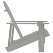 vidaXL Hardwood Medium Durable Garden Chair in Gray