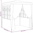 vidaXL Steel Party Tent in Blue