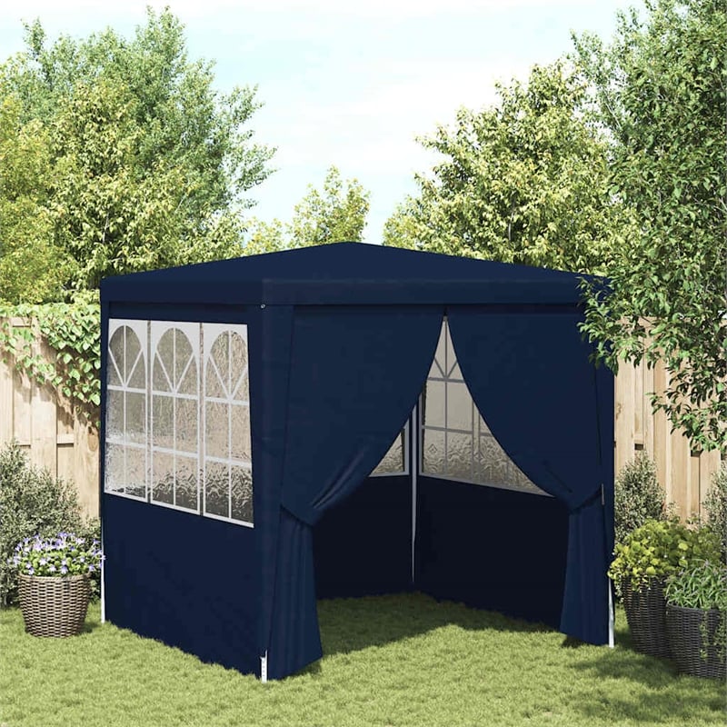vidaXL Steel Party Tent in Blue