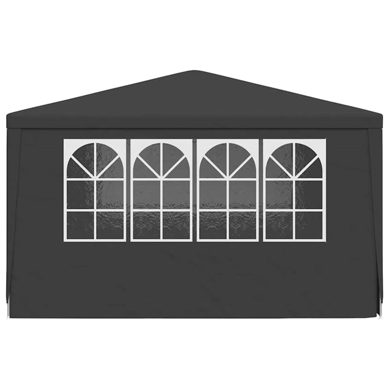 vidaXL Steel 13.1 x 13.1 ft Party Tent in Anthracite