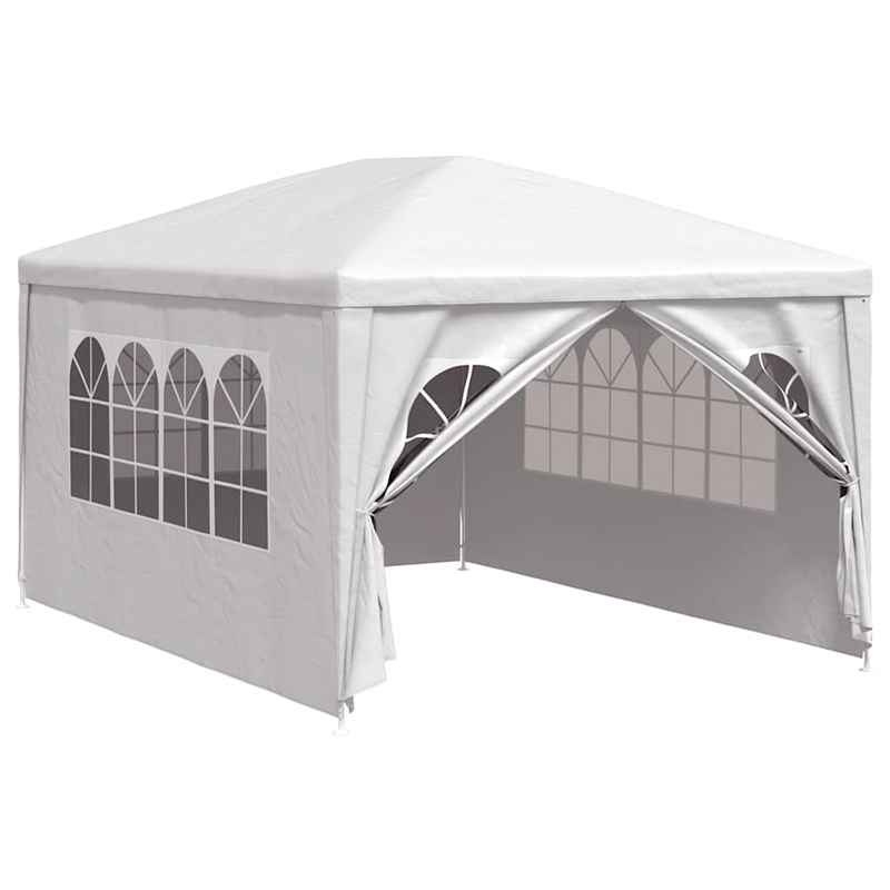 vidaXL Polyethylene Steel Medium Party Tent in White