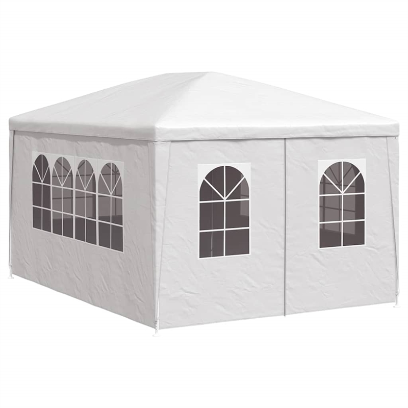 vidaXL Polyethylene Steel Medium Party Tent in White