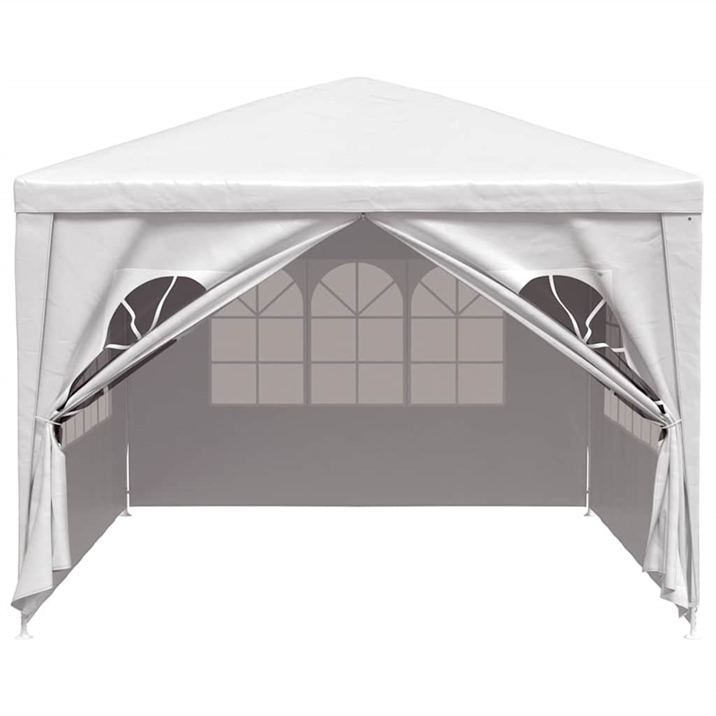 vidaXL Polyethylene Steel Medium Party Tent in White