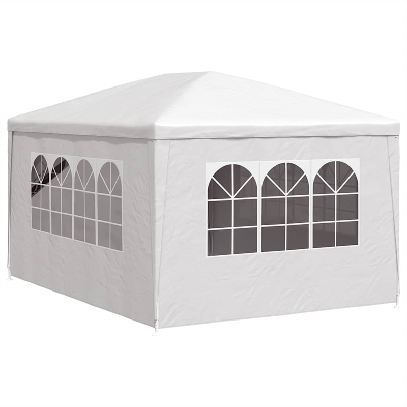 vidaXL Polyethylene Steel Medium Party Tent in White