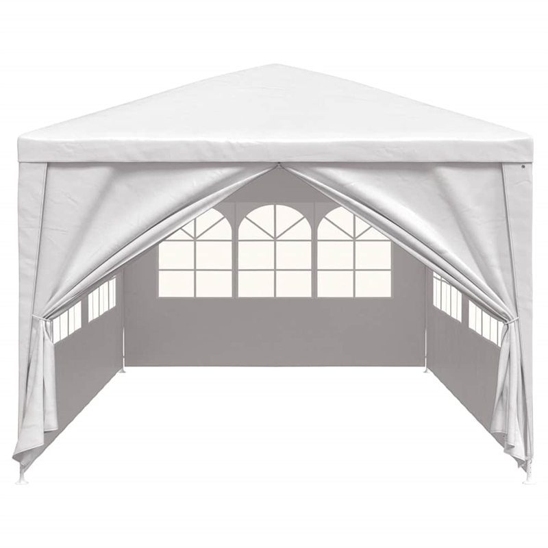 vidaXL 9.8 x 19.7 ft Polyethylene Durabl Party Tent in White