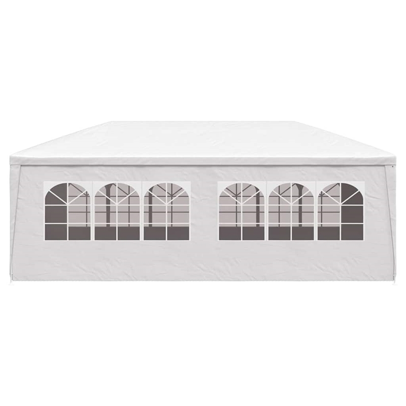 vidaXL 9.8 x 19.7 ft Polyethylene Durabl Party Tent in White