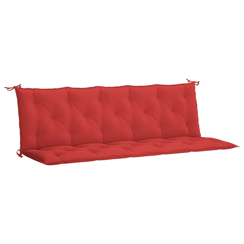 vidaXL Garden Bench Cushion in Red (Set of 2 )