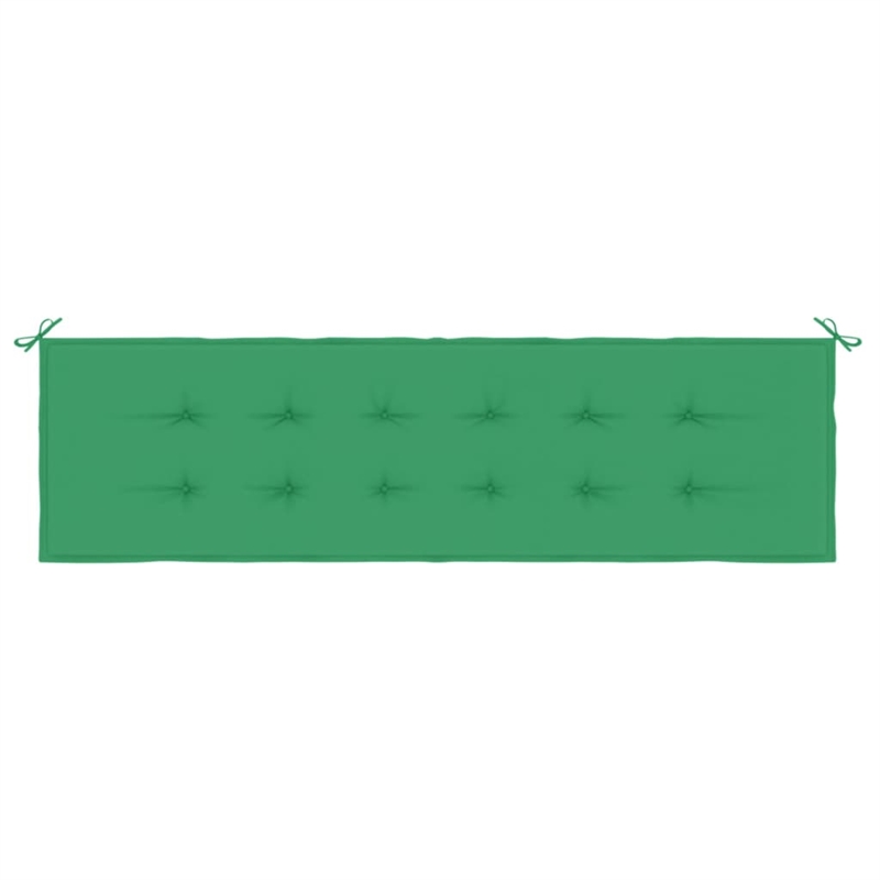 vidaXL Large Garden Bench Cushion in Green