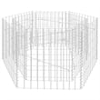 vidaXL Galvanized steel Heavy Weight Endurance Gabion Raised Bed in Silver