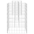 vidaXL Steel wire Gabion Planter in Silver