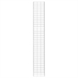 vidaXL Large Rust-proof and weather-proof iron Gabion Raised Bed in Silver