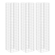 vidaXL Large Rust-proof and weather-proof iron Gabion Raised Bed in Silver