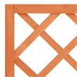 vidaXL Large Durable Rectangular Planter in Brown Solid firwood