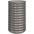 vidaXL Powder-coated steel Medium Tough Garden Planter in Grey