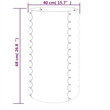 vidaXL Powder-coated steel Medium Tough Garden Planter in Grey