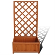 vidaXL Solid wood Planter in Brown