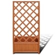 vidaXL Solid wood Planter in Brown