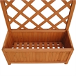 vidaXL Solid wood Planter in Brown