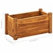vidaXL Acacia wood with oil finish Compact Durable Raised Bed in Brown
