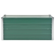 vidaXL Galvanized Steel Durable Raised Bed in Green