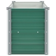 vidaXL Galvanized Steel Durable Raised Bed in Green