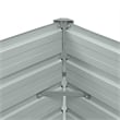 vidaXL Galvanized Steel Durable Raised Bed in Green