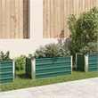 vidaXL Galvanized Steel Durable Raised Bed in Green
